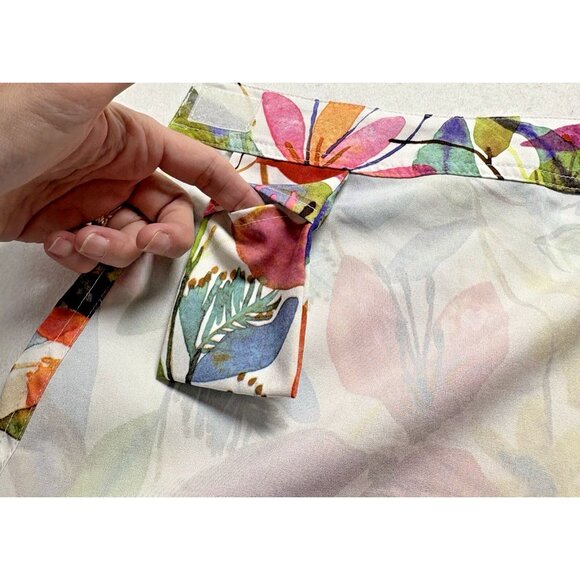 RIPSKIRT Hawaii Women Wrap Skirt Hook Loop Closure Sz S Multicolor 71-2 - Picture 5 of 9